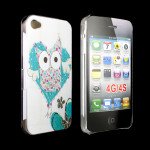 Wholesale iPhone 4 4S Cute Owl Design Hard Case (Owl)